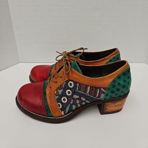 Colorful Lace-Up Boots for Women